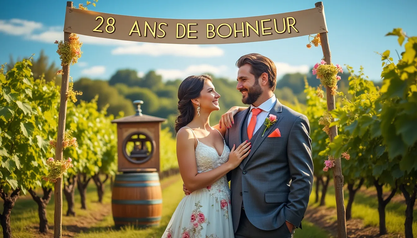 découvrez comment célébrer 28 ans d'amour avec des idées de cadeaux uniques et explorez la signification des noces de nickel. un guide parfait pour rendre cette journée mémorable !