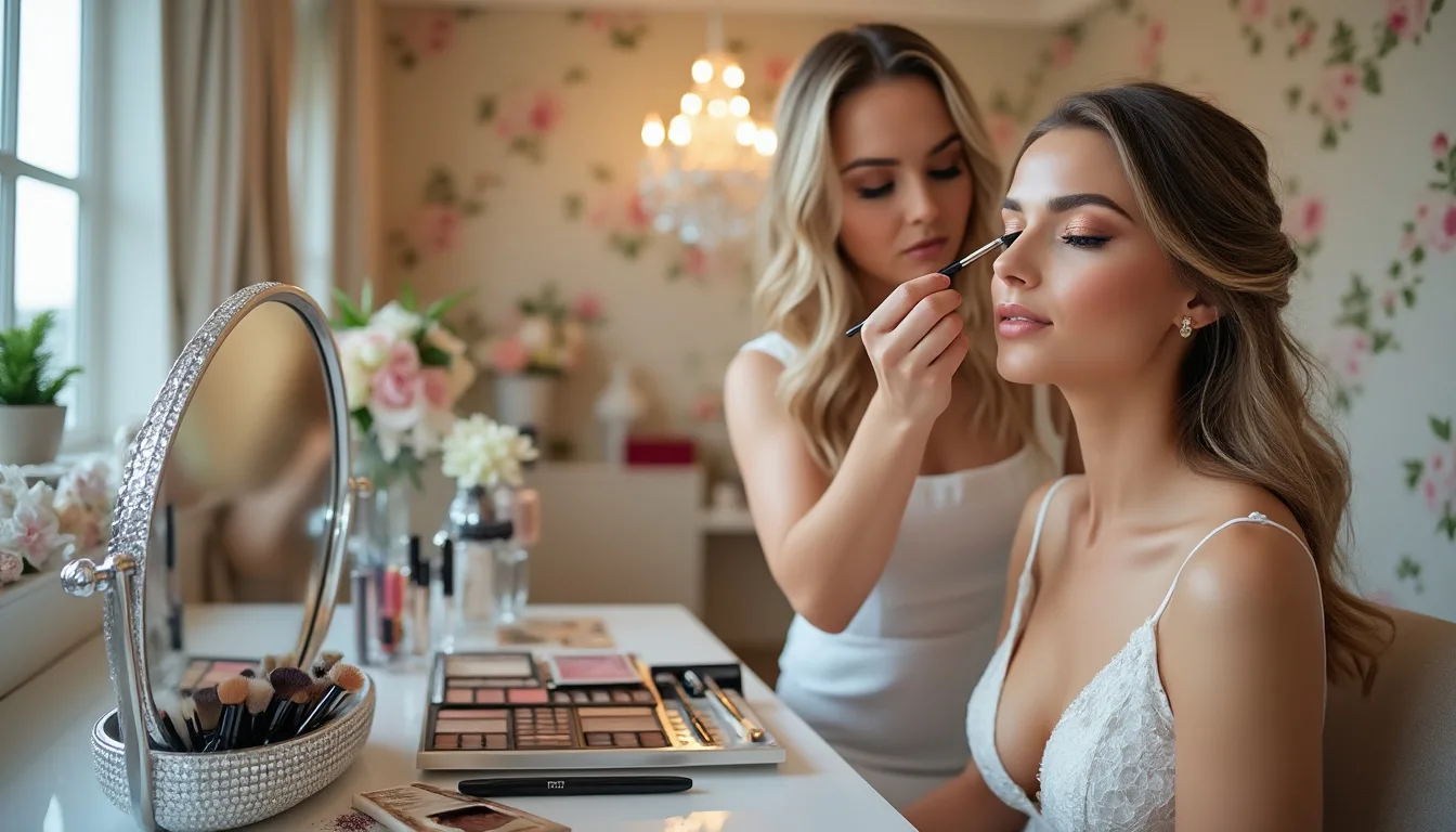 découvrez nos conseils pour un maquillage de mariage sublimant les yeux bleus. apprenez à harmoniser les couleurs et le teint pour un regard éblouissant le jour j.