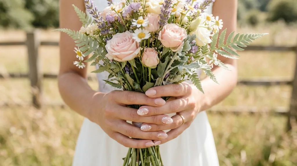découvrez des idées élégantes pour une manucure d'ongle mariage champêtre, alliant naturel et raffinement pour sublimer votre grand jour.