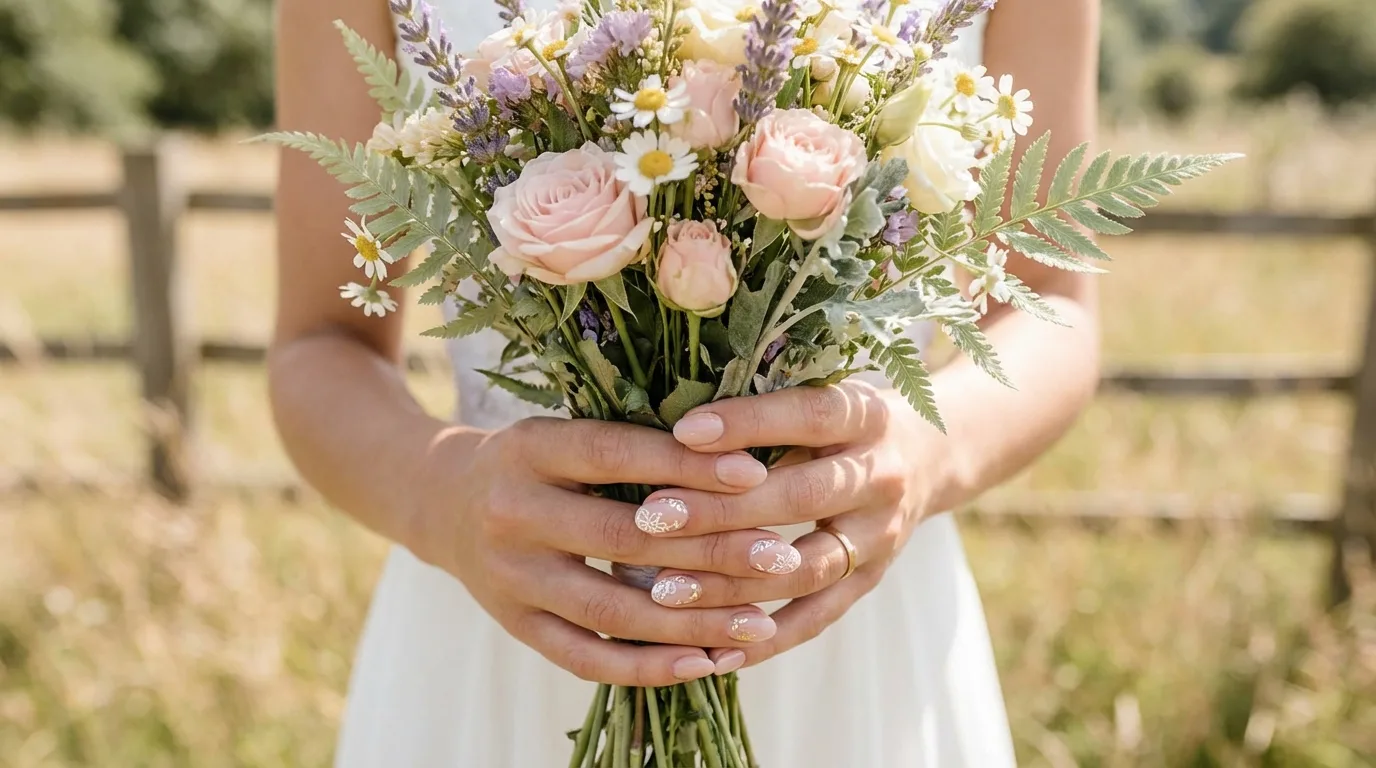 découvrez des idées élégantes pour une manucure d'ongle mariage champêtre, alliant naturel et raffinement pour sublimer votre grand jour.